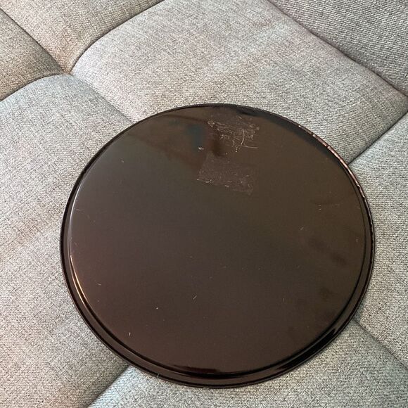 Oregon State Map Vintage Metal Serving Trays | Black and Gold w/ Rhododendron - Picture 3 of 9